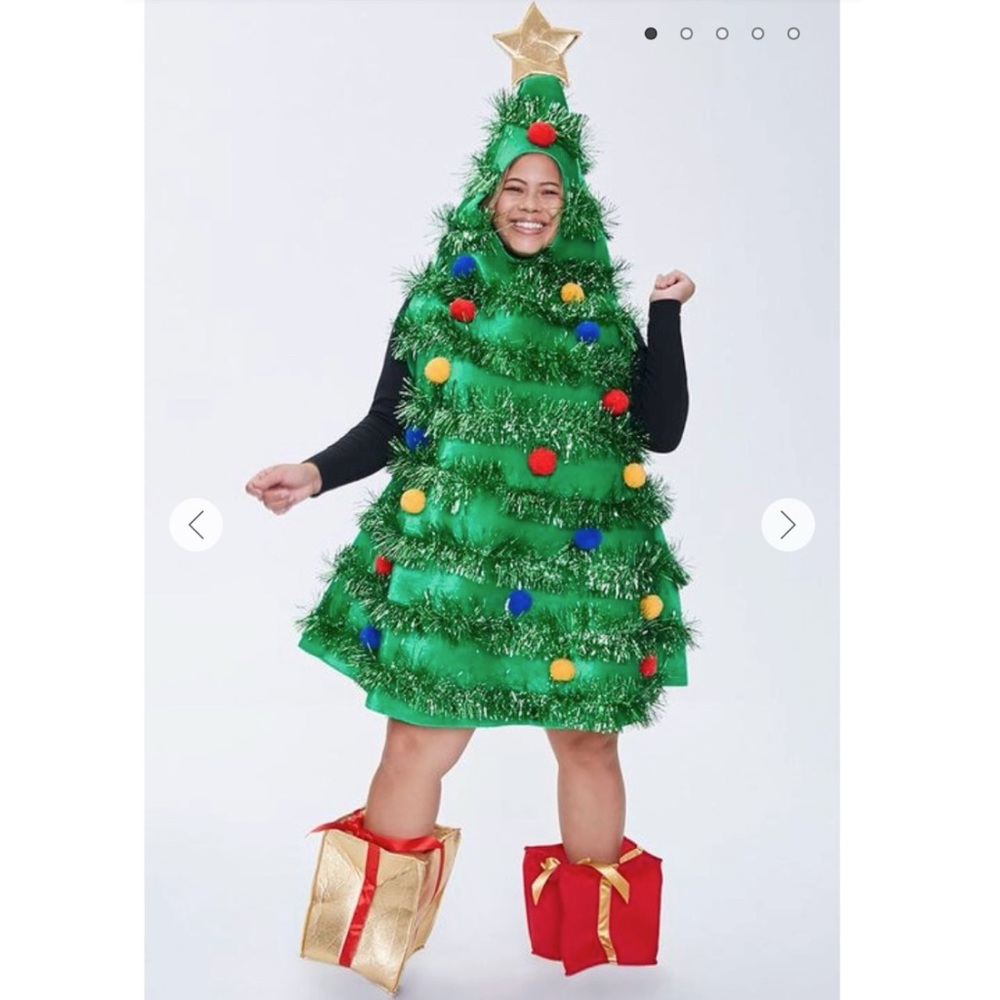 Forever 21 Christmas tree dress